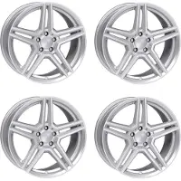 Rial 4 Felgen M10 8.5x18 ET34,5 5x112 SIL für MERCEDES-BENZ A B C C63 CL CLS E GLA 45 GLA GLC GLK S SL SLK SLC