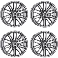 Rial 4 Felgen Kibo 8.0x18 ET48 5x112 GRA für SEAT Alhambra Altea Cupra Born Leon