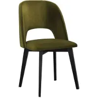 Mirjan 24 Stuhl Monti IV, Esszimmerstuhl aus Buchenholz, 48x54x83 cm (Holzfarbe: Schwarz, Stofffarbe: Zetta 297)