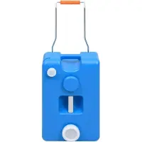 Syfax Camping-Wassertank mit Rollen 25 L Blau