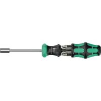 Wera Kraftform Kompakt 27 RA 2, 6-teilig integrierte Ratsche mit Feinverzahnung