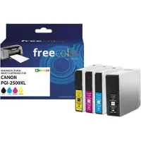 Freecolor Patrone Canon PGI-2500XL BK/C/M/Y remanufactured