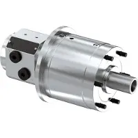 Rohm Forto-H 100 - hydraulisch betätigter Spannzylinder ohne Durchgang zylindrische Zentrieraufnahme - ZA 80, bis 80 bar - 443474