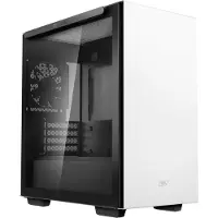 DeepCool MACUBE 110 WH, Midi Tower, PC, Weiß, micro ATX, Mini-ITX, Acrylnitril-Butadien-Styrol (ABS), SPCC, Gehärtetes Glas, Gaming