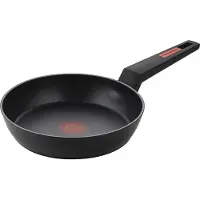 Florina Aluminium Bratpfanne Thermosensor 24 cm I Bratpfanne aus geschmiedetem Aluminium I Thermokontrollanzeige I Antihaftbeschichtung