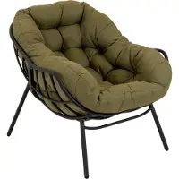 Lesli Living Relaxsessel Cozy Olive anthrazit/olivgrün