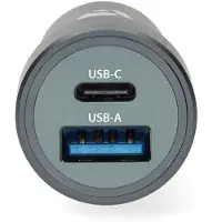 Nedis CCH1C1A38WBK Auto-Ladegerät 38 W 1,5/1,67/2/2,22/3 A 2 Ausgänge USB-C PD