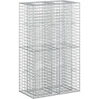 Syfax Gabionen Hochbeet Silber