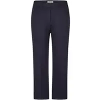 Kjbrand Schlupfhose "Susie", Damen, Gr. 44, N-Gr, blau (marine), Jersey, Obermaterial: 50% Polyester, 45% Viskose, 5% Elasthan, sehr bequem lang, Hosen Schlupfhose, Sommerhose
