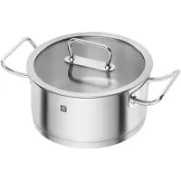 Zwilling Pro Bratentopf 24 cm, 18/10 Edelstahl