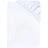 Dyckhoff Spannbettlaken "Uni", weiß, B:180cm L:200cm, Jersey, Obermaterial: 95% Baumwolle, 5% Elasthan, Bettlaken, Spannbettlaken, Angenehm weich, besonders flexibel, bis 25cm Matratzenhöhe