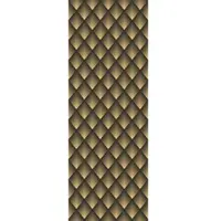 Queence Vinyltapete "Neea", gold, B:0,9m L:2,5m, Vinyl, Tapeten, Vinyltapete, 90x250cm, selbstklebend, kinderleichte Anbringung,, Sticker