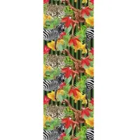 Queence Vinyltapete "Malin", bunt, B:0,9m L:2,5m, Vinyl, Tapeten, Vinyltapete, 90x250cm, selbstklebend, kinderleichte Anbringung,, Sticker