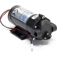Wiltec Druckerhöhungspumpe 100 GPD (350 l), Booster Pumpe 35 W für Umkehrosmoseanlage, Wasser Eingangsdruck 2 bar auf Ausgangsdruck 5 bar