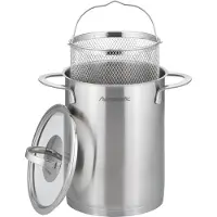 Hanseatic Spargeltopf ", Ø 16 x H 21,0 cm, Inhalt ca. 4,2 Ltr." Set, 3 Stk. tlg. Edelstahl 18/10