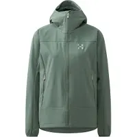 Haglöfs Rosson Softshell Hood Women chlorophyll green (5YE) XS
