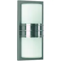 Albert 696131 Wand- und Deckenleuchte Typ Nr. 6131 - Edelstahl, für 2 x Lampe, E27