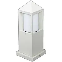 Albert Gartenlampe Triangle Weiß
