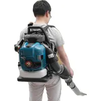 OEM Rucksack-Laubbläser, 75,6cc 4-Takt-Motor, 14,1m³ Luftvolumen, einstellbare Geschwindigkeit