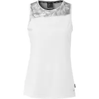Kempa Sporttop "TankTop Athletics 29 Women", Damen, Gr. S, weiß (weiß, steingrau), Obermaterial: 100% Polyester Pol. recyc.., Tops Sporttop