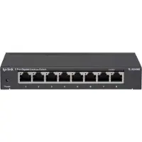 TP-LINK TL-SG108S(UN), Unmanaged, Gigabit Ethernet (10/100/1000), Vollduplex, Desktop