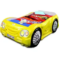Xl Moebel Gmbh Rennwagen Auto Bett Matratze Kinderbett Autobett Kinderzimmer Betten Möbel gelb