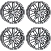 Rial 4 Felgen KIBO X 9.0x20 ET43 5x112 GRA für AUDI A6 S6