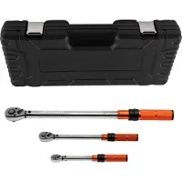 MaXpeedingrods 3-teiliges Drehmomentschlüssel 5-25 10-60 40-220Nm Aluminium Ratsche Koffer