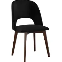 Mirjan 24 Stuhl Monti IV, Esszimmerstuhl aus Buchenholz, 48x54x83 cm (Holzfarbe: Nuss, Stofffarbe: Kronos 07)