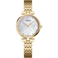 Adriatica A3736.114SQ CYRKONIE gold Damenuhr
