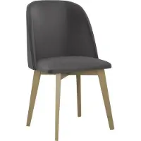 Mirjan 24 Stuhl Monti III, Esszimmerstuhl aus Buchenholz, 48x55x83 cm (Holzfarbe: Sonoma, Stofffarbe: Kronos 22)