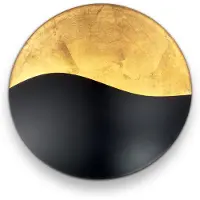 Ideal Lux Zeitgenössische Wandleuchte Sunrise Metall Schwarz 4 Lichter G9 3W 3000K Warmes Licht
