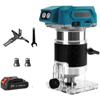 OEM Holzfräse, bürstenloser Motor, einstellbare Geschwindigkeitsstufen, Mit 1XBattery