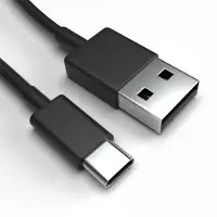 Justcom USB-C Ladekabel für Samsung Galaxy A42 5G Schwarz 1 m Handy Schnellladekabel Datenkabel