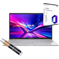 Acer Asus VivoBook X150 - Intel Core 7 - 16GB DDR5-RAM - 256GB SSD - Windows 11 Pro + MS Office 2024 Pro - 39cm (15.6") Display - Beleuchtete Tastatur