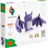 Alexander Toys ORIGAMI 3D – Bat, Origami-Set für Kinder, 8 Jahr(e), Papier, Mehrfarbig, 542 Stück(e)