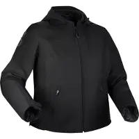 Bering Warwick Queen Size wasserdichte Damen Motorrad Textiljacke, schwarz, 50