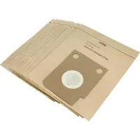 VHBW 10x Staubbeutel kompatibel mit Hoover S3735 / S 3735, S3734 / S 3734, S3733 / S 3733, S 3732 New Sensotronic Staubsauger - 28cm x 25cm Sandfarben