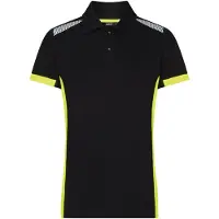 Dassy Poloshirt für Damen 710071 Veracruz Women COPES83 Gr. L schwarz/neongelb
