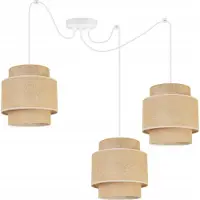 Light11 HOME Hängelampe, Deckenleuchter, Lampenschirm, Boho Juta
