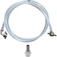 BieTal Bier Schlauch Leitung 500cm CNS Tülle ohne Ringspalt 7 mm Bierschlauch