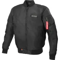Büse Kingman Motorrad Textiljacke, schwarz, 48