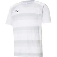 Puma Unisex Kinder Teamvision Jersey Jr Shirt, White-glacier Gray-Blac