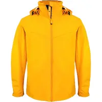 Crazy4Sailing Segeljacke Texel Gelb S wasserdicht winddicht atmungsaktiv mit abnehmbarer Kapuze