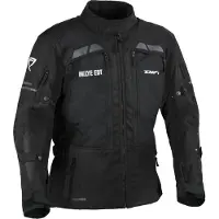 Difi Granada Aerotex wasserdichte Motorrad Textiljacke, schwarz, 2XL