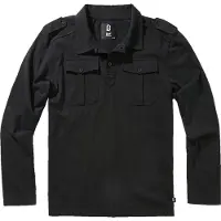 Brandit Langarmhemd "Herren Jersey Poloshirt Willis longsleeve" 1