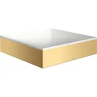 Hansgrohe AXOR Suite Aufsatzwaschtisch 400/400 ohne Hahnloch und Überlauf, Brushed Gold Optic