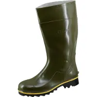 Nora Gummistiefel "JAN Arbeitsstiefel", Damen, Gr. 49, grün, Obermaterial: 100% PVC PVC., Schuhe Gummistiefel