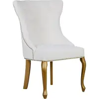 Demotex GmbH Casa Padrino Luxus Esszimmer Stuhl Barock mit Metall Rückenring - Luxus Qualität - ALLE FARBEN - Neo Classic Vintage Style Hotel Stuhl - Möbel