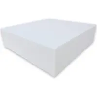 Dibapur WHITE: (130x200x10 cm) Orthopädische Kaltschaummatratze / Akustikschaumstoff - H2 - Ohne Bezug - Germany